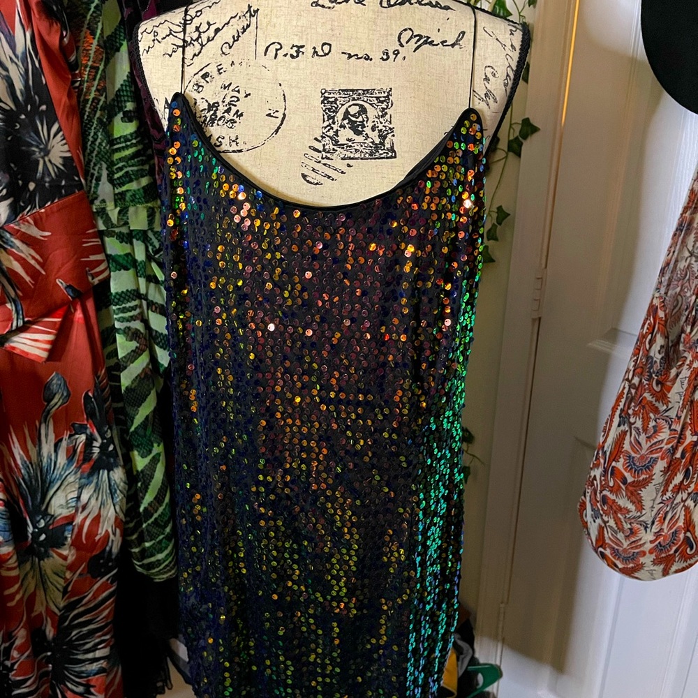 Plus Size Sequin Bodycon Dress